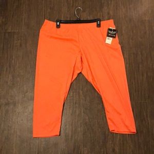 NWT Tattoo Me Neon Leggings in Coral